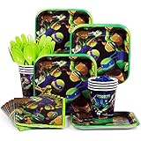 Ninja Turtles TMNT Standard Party Supplies Kit - Serves