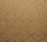 King's Court Diamond - Gold Fabric by the Yard