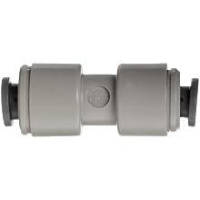 Celcon Push-to-Connect Tube Fitting, Acetal Copolymer, Reducing Coupler, Tube OD x Tube OD