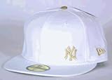 NEWERAヤンキースF WHITE GOLD CAP