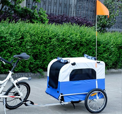 aosom dog bike trailer