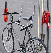 Foldable Wall Mounted Bike Storage Unit for 2 Bikes