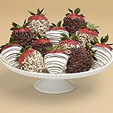 12 Gourmet Dipped Fancy Strawberries - Great for Valentine's Day