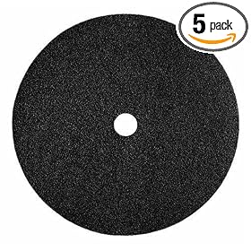 Milwaukee 48-80-0838 9-Inch 80-Grit Sanding Disc, 5-Pack
