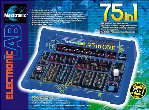 Childrens Toyshop  Toys : 75 in 1 Electronic Project Lab Kit