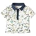 Soda Park Boys White Polo Shirt Hawaiian Shirt