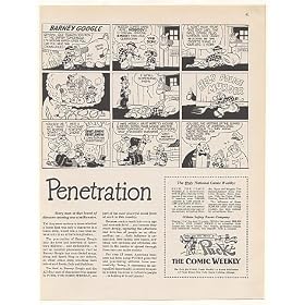 1948 Barney Google Puck The Comic Weekly Print Ad