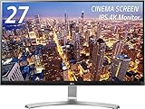 LG 27UD68-W IPSディスプレイ モニター27インチ 4K/3840×2160/AH-IPS非光沢/HDMI2.0準拠