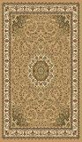 Traditional Area Rug, Elegance Collection, 6'x9' Beige