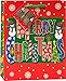 Gift Boutique Christmas Medium Gift Bags Bulk Assortment with Handles and Tags 12 Pack for Holiday Wrapping Gifts