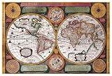 Antique Map - Terre Universelle, 1594, Art Poster by Petro Plancio