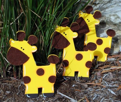 Felted Giraffe Quilt Clips - Set/3