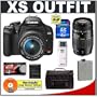 Canon 2762B003 Digital Rebel XS 10.1MP Digital SLR Camera (Black