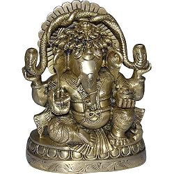 God Ganesha Brass Statue Sculpture