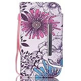 UNEXTATI Galaxy S3 ケース 手帳型ケース 2 in 1 高級PUレザー 耐衝撃 全面保護 Samsung Galaxy S3ケース カバー Case (紫色, P2)