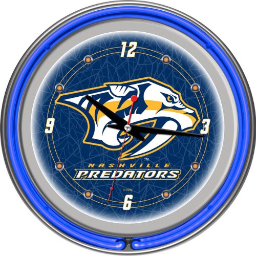 NHL Nashville Predators Neon inch Diameter