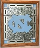 North Carolina Tar Heels - Univeristy of - NCAA 15.5 X 18 Glass Wall Plaque