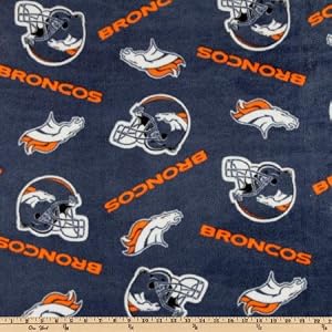 60-Wide-NFL-Fleece-Denver-Broncos-Blue-Orange-Fabric-By-The-Yard