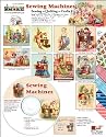 ScrapSMART.com Sewing Machines Vintage Collection Software in Jpeg and PDF Files (CDSM119)