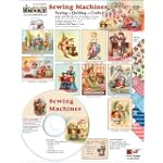 ScrapSMART - Sewing Machines Vintage Collection Software in Jpeg and PDF Files (CDSM119)