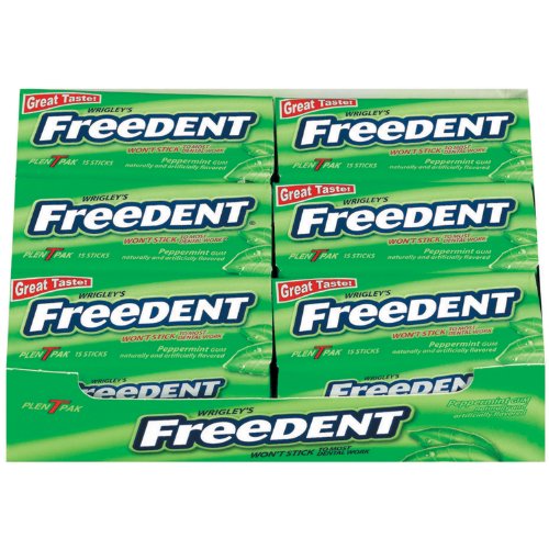 Freedent Peppermint Gum, 15Stick PlenTPaks (Pack of 24) Health Beauty Personal Care Oral Care