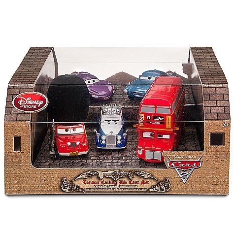 the toy the movie Discount Disney / Pixar CARS 2 Movie Exclusive Die Cast 5Pack London Calling Set Exclusive Cars!