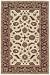 Ivory Red Light Brown/Beige/Dark Brown by Radici Area Rugs Style Collection