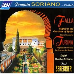 Falla: Nights in the Gardens of Spain; Piano Concerto; Turina: Rapsodia Sinf�nica; La Oracion del Torero
