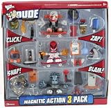 Assorted Tech Deck Dude Evolution Magnetic Action 3 Pack