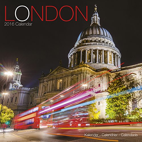 London Calendar - 2016 Wall Calendars - Photo Calendar - Monthly Wall Calendar by Avonside