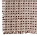 18 X 18 Hand Loomed Homespun Napkins (Set of 4) Stone/Cranberry