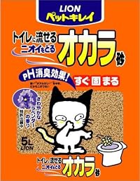 PK トイレに流せるおから砂 5l