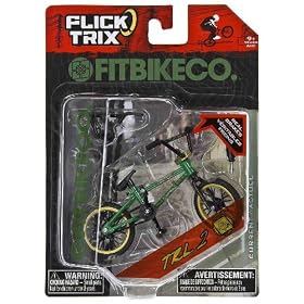 TRL 2 by FitBikeCo: Flick Trix ~4" BMX Finger Bike w/ Real Brakes