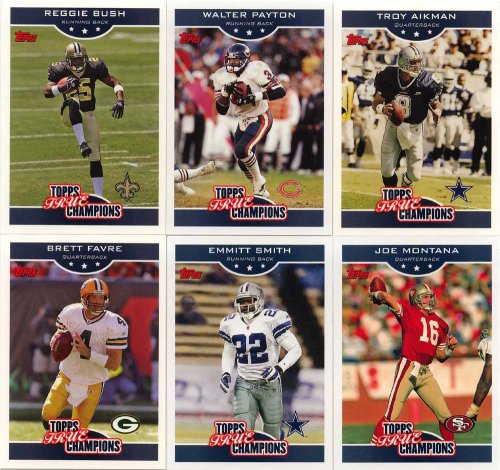 Buy 2006 Topps Football True Champions Complete Mint 18 Card Insert Set Includes Walter Payton, Reggie... by Topps