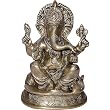 Religious Gift God Ganesha Brass Statue Sculpture