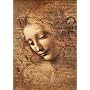 Leonardo Da Vinci (Female Head, La Scapigliata) Art Poster Print - 11" X 17" Art Poster Print - 11" X 17"