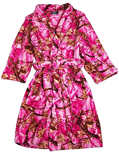 Fancy Girlz - Big Girls Long Sleeve Plush Robe