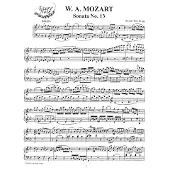 Mozart Piano Sonata No. 13 in B flat Major, K.333: Instantly download and print sheet music