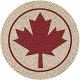 Thirstystone TS2244 Natural Sandstone Coaster Set Canadian Maple Leaf