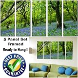 Forest Leaves Nature HUGE Canvas Print READY TO HANG!! 60 x 32
