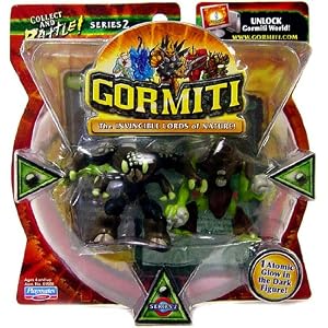 Gormiti Series 2 Action Figure 2-Pack Dedalus The Undergrounder and Cannon Trunk (Random Colors)