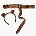 Kid Plush Tiger Headband Ears / Tail Costume Halloween Safari Animal Dressup Play 48055