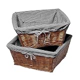 Burlington Baby Large Cherry Willow Basket Set... by Burlington Basket