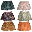 Women's Silk Boxer Shorts, Assorted 3-pack, $50 - XL (37-39") by Royal Silk