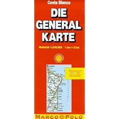 Die Generalkarten Spanien, Costa Blanca (Marco Polo Regional Maps: Spain)