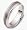 6mm Wide Stylish Titanium & 14 Karat White Gold Comfort Fit Wedding Band - 6.25