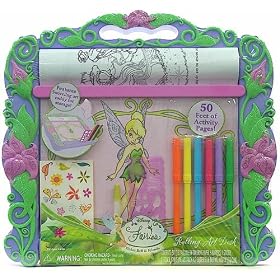 Disney Fairies Tinker Bell and Friends Rolling Art Desk by Disney