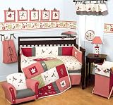Lambs & Ivy Secret Garden 6 Piece Crib Bedding Set