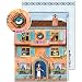 Farm and Chickens Mini Notepad Magnet Closure