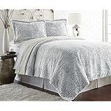Faux fur/Sherpa 3 piece comforter set Gray King